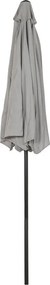 Ομπρέλα Home ESPRIT Γκρι 265 265 X 265 X 250 CM