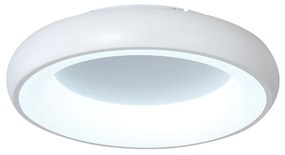 InLight Πλαφονιέρα οροφής LED 110W 3CCT από λευκό ακρυλικό D:60cm (42020-A-White)