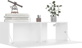 vidaXL Έπιπλα Τηλεόρασης Σετ 8 Τεμαχίων Λευκό από Μοριοσανίδα