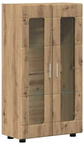 vidaXL Πλαϊνό γραφείο με ράφι FLORIN Artisan Oak 55,5 x 29 x 100 εκ