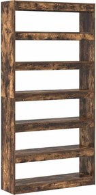 vidaXL Βιβλιοθήκη 6 επιπέδων 100 x 30 x 198 εκ. Επεξεργασμένο Ξύλο