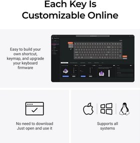 KEYBOARD WRL K4 HE STANDARD ED/BLACK K4H-J1 KEYCHRON