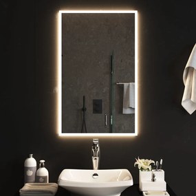 vidaXL Καθρέφτης Μπάνιου με LED 50x80 εκ.