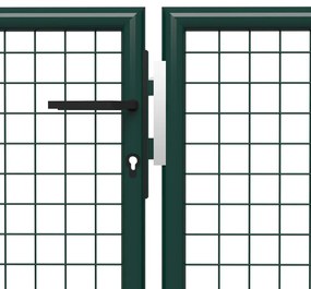 vidaXL Πόρτα Κήπου Πράσινη 500x75 εκ. από Ατσάλι