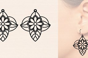 Σετ των 3 Intra απο ξύλο plywood 3mm-4mm πάχος – Δάκρυ Ξύλινα Σκουλαρίκια Δίασταση 5x5 cm INTRAFABR-117223468