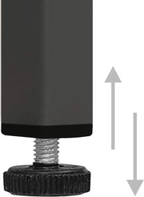 vidaXL Ντουλάπι Αποθήκευσης Ανθρακί 80 x 35 x 101,5 εκ. Ατσάλινο