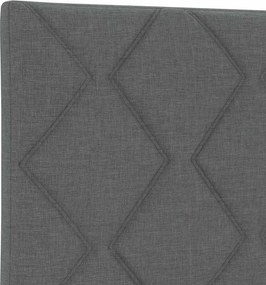 vidaXL Κεφαλάρι Σκούρο Γκρι 80 cm ύφασμα