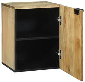 vidaXL Ντουλάπα Μπάνιου  38x33.5x48 cm από Μασίφ Ξύλο και Κατασκευασμένο Ξύλο
