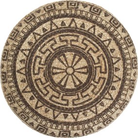 vidaXL Πουφ Χειροποίητο Καφέ 45 x 30 εκ. από Γιούτα