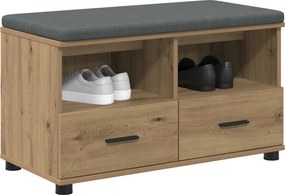 vidaXL Παγκάκι Χαλωρίου Τεχνίτικη Δρυς 80 x 38 x 46 εκ