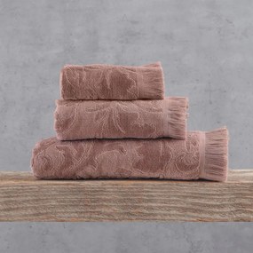 Πετσέτα Sienna Terracotta Ρυθμός Σώματος 70x140cm 100% Βαμβάκι