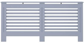 vidaXL Κάλυμμα Καλοριφέρ Ανθρακί 172 x 19 x 81,5 εκ. από MDF