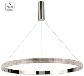 Κρεμαστό Φωτιστικό Οροφής LED 56W Χρώμιο Dimmable Amarylis 77-8164 Homelighting-77-8164-Χρώμιο 77-8164