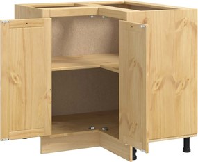 vidaXL Ντουλαπιού (Cabinet) SKI Μέλι Καφέ 80 x 80 x 81 cm