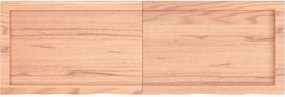 vidaXL Επιφ Τραπεζιού Αν Καφέ 120x40x(2-4)εκ. Επεξ. Μασίφ Ξύλο Δρυός