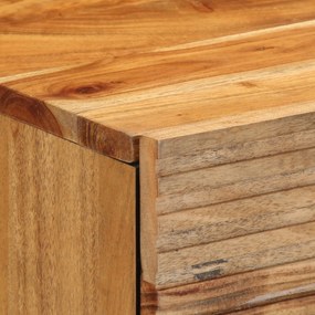 vidaXL Κομοδίνο 50x33x60 εκ Μασίφ ξύλο ακακίας