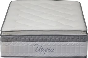 Στρώμα Utopia pakoworld pocket spring με ανώστρωμα 30-32cm 100x200εκ