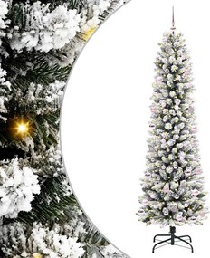 vidaXL Τεχνητό Χριστουγεννιάτικο Δέντρο με 300 LED Λευκό 240 cm