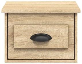 vidaXL Κομοδίνο Επιτοίχιο Sonoma Δρυς 41,5 x 36 x 28 εκ.