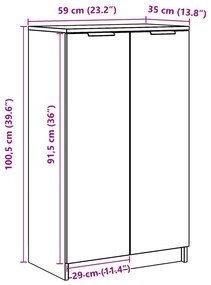 ΠΑΠΟΥΤΣΟΘΗΚΗ ΑΡΤΙΣΙΑΝΗ ΔΡΥΣ 59X35X100,5 ΕΚ. ΜΟΡΙΟΣΑΝΙΔΑ 856994