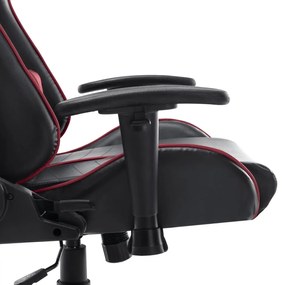 Καρέκλα Gaming Μαύρο / Μπορντό από Συνθετικό Δέρμα - Πολύχρωμο