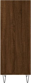 vidaXL Ντουλάπι Καφέ Δρυς 34,5x32,5x90 εκ. Επεξεργασμένο Ξύλο