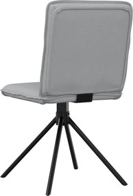 vidaXL Καρέκλες Τραπεζαρίας 4 τεμ Αν. Γκρι Υφασμάτινες