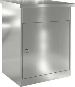 vidaXL Θυρίδα Πακέτων Μαύρο 47,5 x 38 x 59 εκ. Επικαλυμμένος Χάλυβας