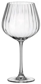 Ποτήρι Κράσιου Κολωνάτο Burgunder Columba Optic CTB1SI81640 640ml Clear Από Κρύσταλλο Βοημίας Κρύσταλλο