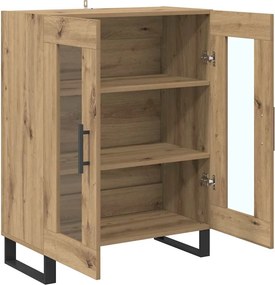 vidaXL Πλαϊνό γραφείο Artisan Oak 69,5 x 34 x 90 εκ.