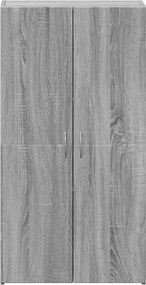 vidaXL Αρχειοθήκη Γκρι Sonoma 60x32x115 εκ. από Επεξεργασμένο Ξύλο