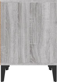 vidaXL Κομοδίνα 2 Τεμ. Γκρι Sonoma 40x35x50 εκ.