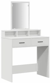 vidaXL Κομμό Υπνοδωματίου Λευκό 79 x 41 x 140 εκ. Επεξεργασμένο ξύλο