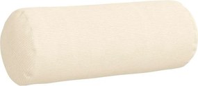 vidaXL Μαξιλάρια Στήριγμα 2 pcs Κρεμ Ø 25 x 70 cm Υφασμάτινο Κορντουρά