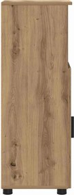 vidaXL Ντουλάπι Μπάνιου με αποθήκευση Artisan Oak 30 x 35 x 95 εκ