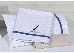 Σεντόνια Λίκνου (Σετ) Nautica Καρρώ Μπεζ 924