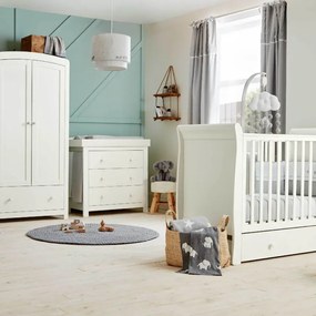 Κρεβάτι παιδικό Mamas&amp;Papas MIA White (με αποθ. χώρο) - CDMD02W00
