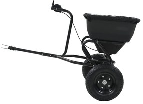 vidaXL Διανομέας Αλατιού Ελκόμενος 45 L 125x74x79 εκ. από PVC/Ατσάλι