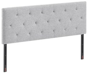 VEVOR Headboard for Full Size Bed with Adjustable Height Sponge &amp; Fabric Grey