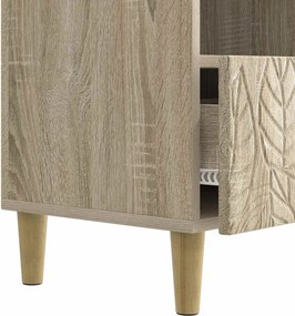 vidaXL Ντουλάπι TV 102 x 34,5 x 50 εκ. Sonoma Δρυς Επεξεργασμένο Ξύλο