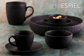 DIS. GOBI BLACK SAND HANDMADE ΜΠΩΛ ΒΑΘΥ ΣΤΡΟΓΓ. ΜΑΥΡΟ ΜΑΤ 15,5Χ15,5Χ6ΕΚ