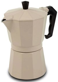 Καφετιέρα Espresso Misty 10-174-022 16,5x10x18,5cm 300ml Beige-Black Nava Aluminium