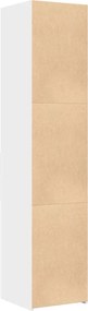 vidaXL Ντουλάπι Λευκό 40x42,5x185 εκ. από Επεξεργασμένο Ξύλο