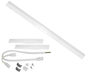 Φωτιστικό πάγκου κουζίνας LED τύπου Τ5 10W 60cm επεκτεινόμενο Lumen-3-910601-Λευκό 3-910601