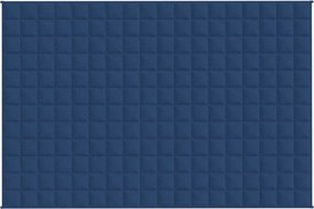 vidaXL Κουβέρτα Βαρύτητας Μπλε 122 x 183 εκ. 9 κ. Υφασμάτινη
