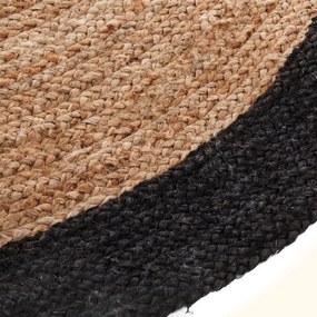 Στρογγυλό Χαλί Καλοκαιρινό (Φ120) A-S Border Black 146295J