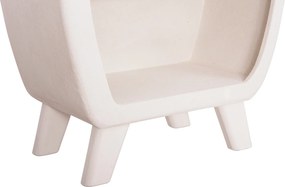 ΡΑΦΙΕΡΑ ΣΕΙΡΑ SANTORINI HM18067 MDF ΣΕ ΥΠΟΛΕΥΚΟ ΧΡΩΜΑ 80x38x196Υεκ.