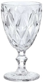 Ποτήρι Νερού Κολωνάτο Kare 320ml Clear - Cryspo Trio - 6 ΤΜΧ