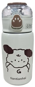 Παιδικό Θερμός 400ml με Ζωάκια &amp; Καπάκι Πατουσάκι – Kids Thermal Bottle