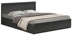 Κρεβάτι Olympus pakoworld με συρτάρι σε wenge απόχρωση 140x200εκ